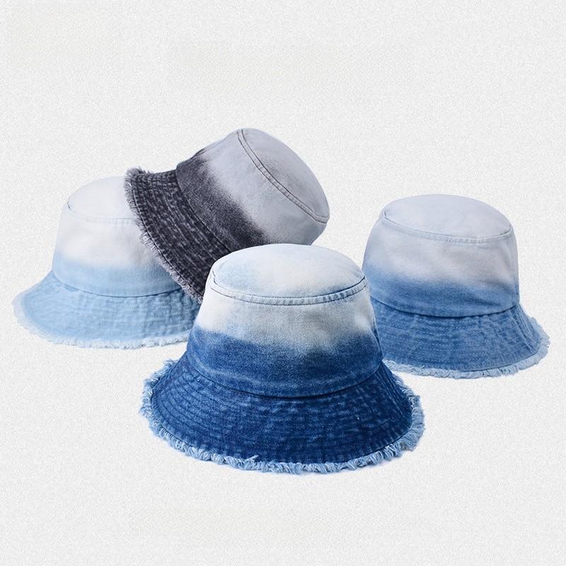 Casual Cotton Bucket Hat Lightweight Sun Protection For Travel And Beach