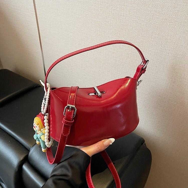 Cartoon-Accessoires Tasche Anhänger niedlich kreativ Sommer neu hochwertig Textur vielseitig Schulter Umhängetasche Damen