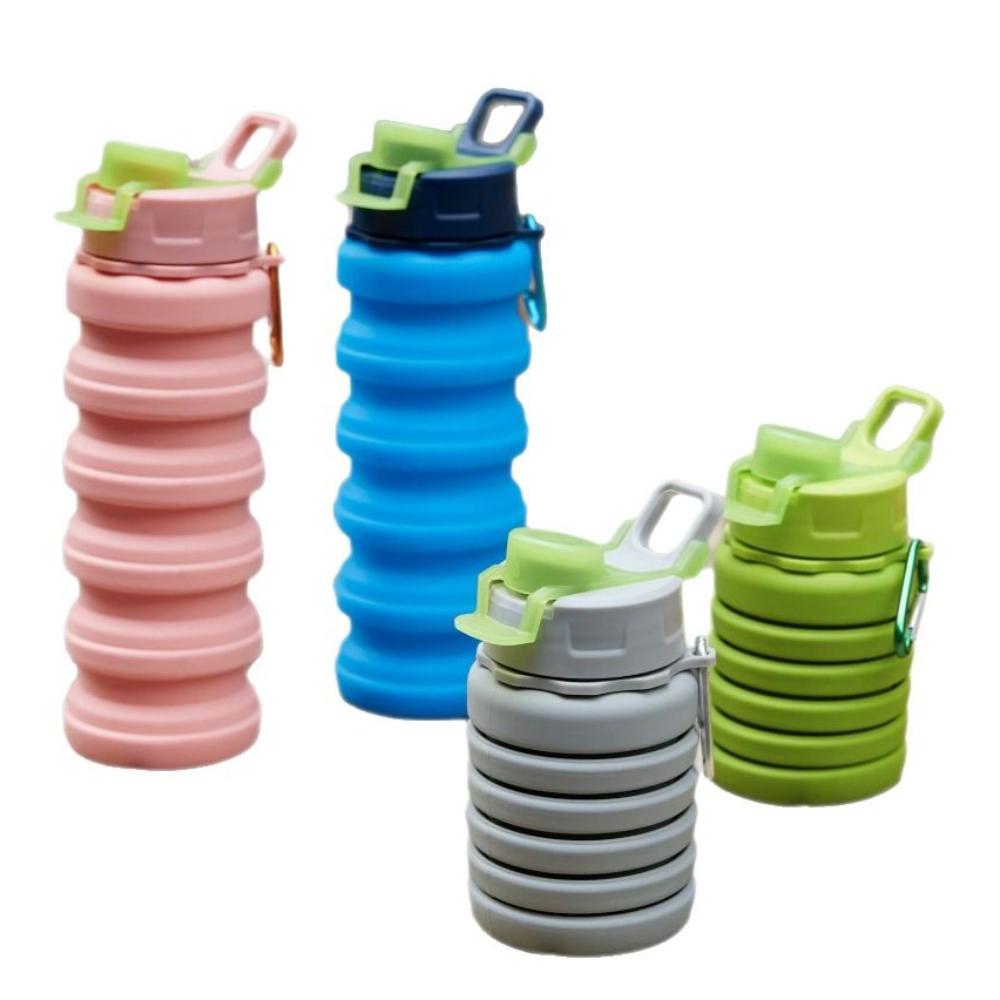 Retractable Collapsible Sport Bottle Portable Foldable Drinking Cup Sports Water Bottle  Camping