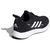 Adidas Rapida Lux S&L J Comfortable Round Toe Slip Resistant Low top Kids' Running Shoes Black White Teenagers FV2760