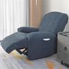 Elegant Elastic Bubble Grid Tub Single Armchair Cover with Armrests, Soft and Comfortable Single Seats Sofa Cover for Relaxation