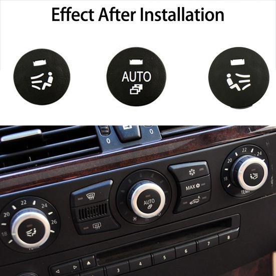 Central Control Knob E60 Air Conditioning Panel Switch Button for 5 Series