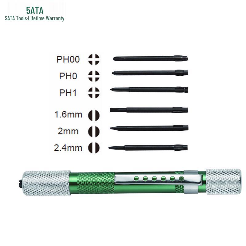 SATA 6-Piece Mini Screwdriver Set