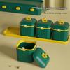 Moisture-Proof Seasoning Box Set: Sealed Spice Jars & Multi-Compartment Storage