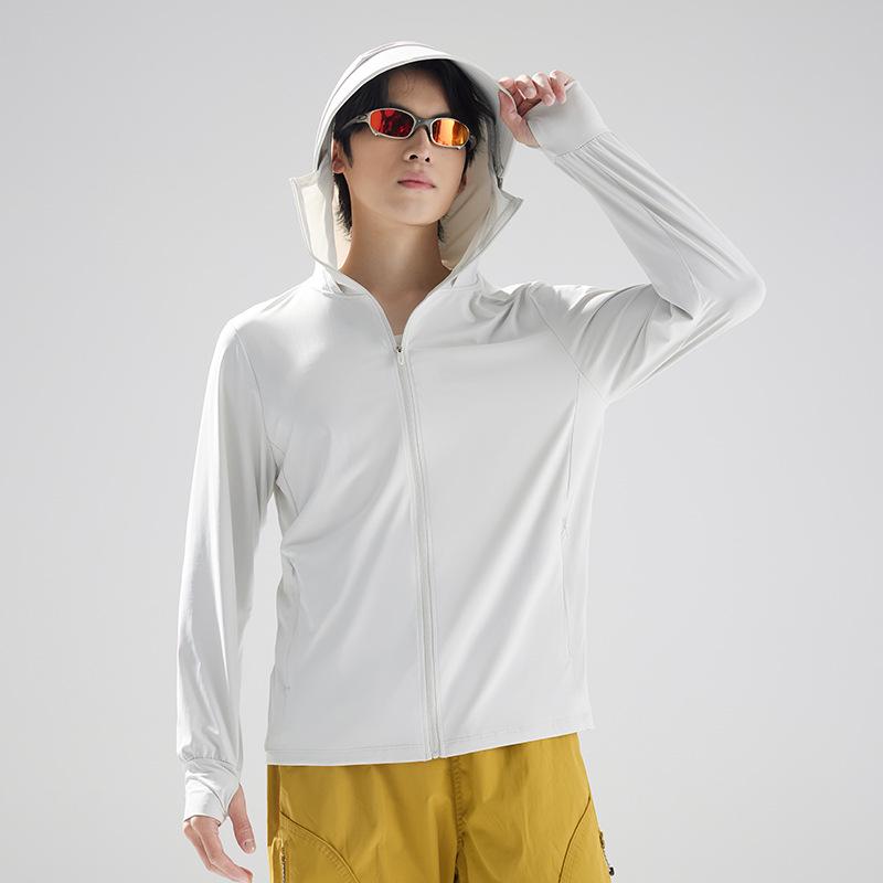Unisex Ice Silk UV Protection Jacket - Trendy, Elastic, Casual for Mountaineering