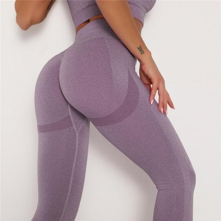 Bezszwowe Legginsy Push Up z Wysokim Stanem Seksowne Energetyczne Bezszwowe Legginsy