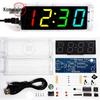 Seven-Color DIY Digital Clock Kit for Electronic Experimentation