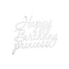 8 Styles Happy Birthday Queen Princess Cake Topper Acrylic Gold Silver Cake Toppers Birthday Party Cupcake Flag Decoration