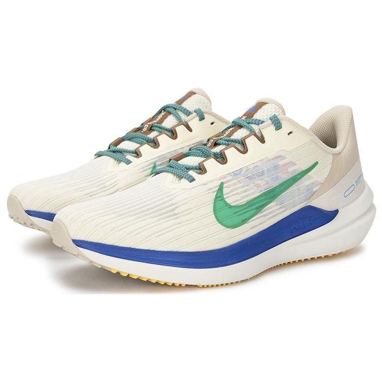 Nike Air Winflo 9 Premium Coconut Milk Stadium Green Men Sneakers Cream Sanddrift Racer-Blue DV8997-100