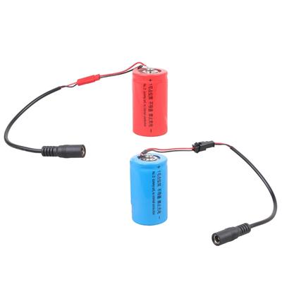 Harici Adaptör Bağlantısı İçin 5.5x2.1mm Dişi Portlu İletken Olmayan LR20 D Pil Adaptörü Ara Parça Tüpü