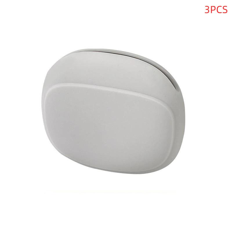 3 Pcs Silicone Earphone Data Cable Storage Box Mini Key Box Lipstick Mini Storage Bag For Earphones