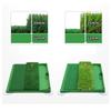 Golf Hitting Mat with Ball Tray Portable Heavy Duty Home Use Training PP Grass