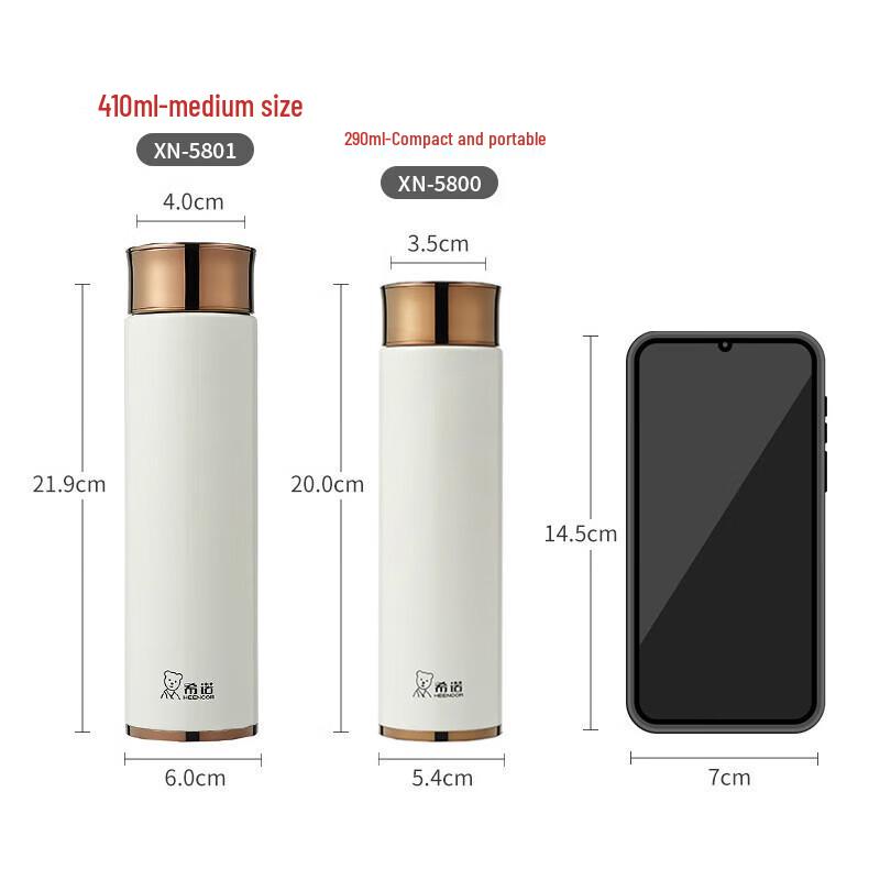 Zhi Shi Portable Insulated Double-Layer Glass Tumbler