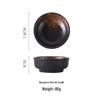 Japanese Ceramic Round Plate: Creative Soy Sauce, Sushi, Vinegar, or Doubanjiang Dipping Dish for Restaurants and Homes