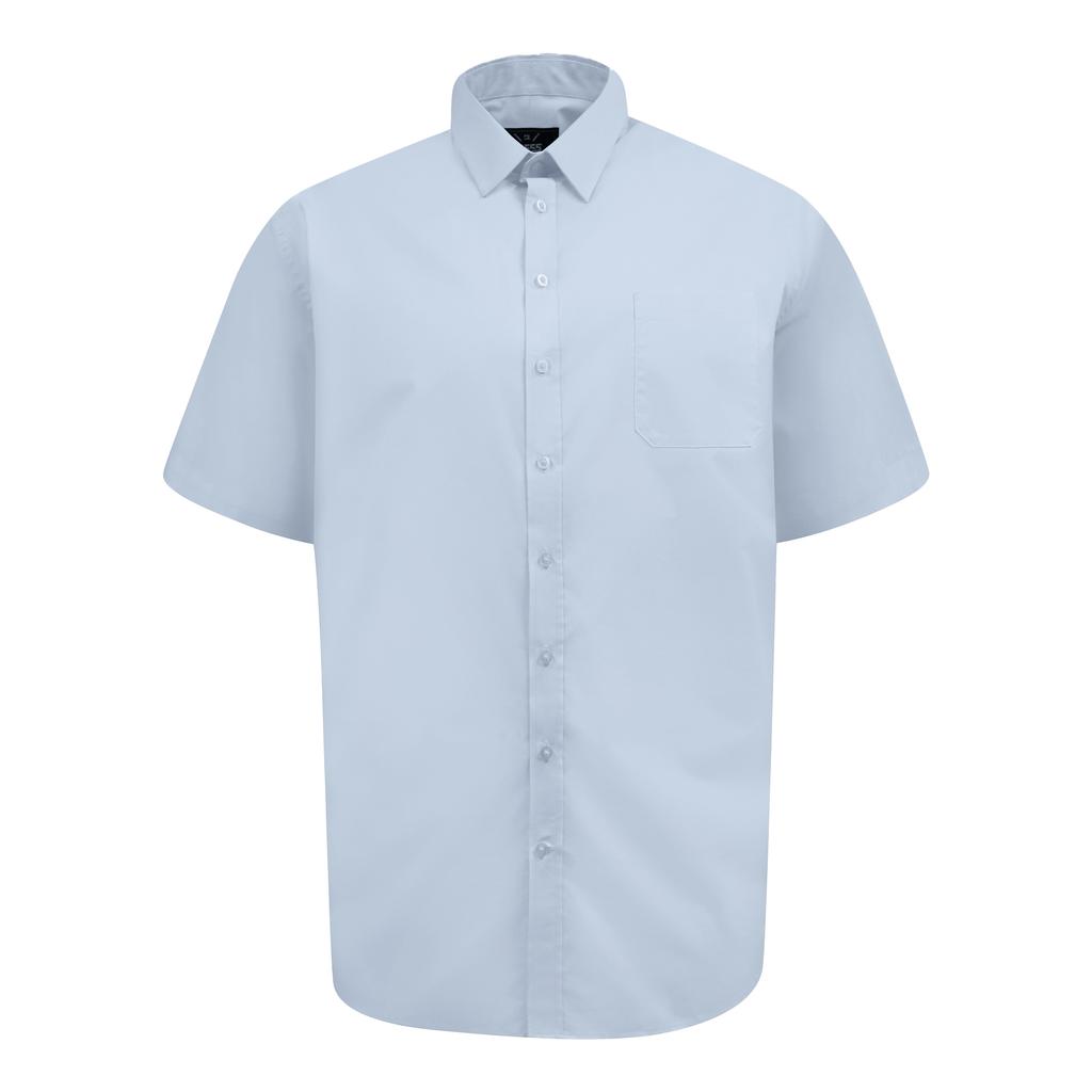 Duke Mens D555 Lucas Stretch Kingsize Short-Sleeved Shirt