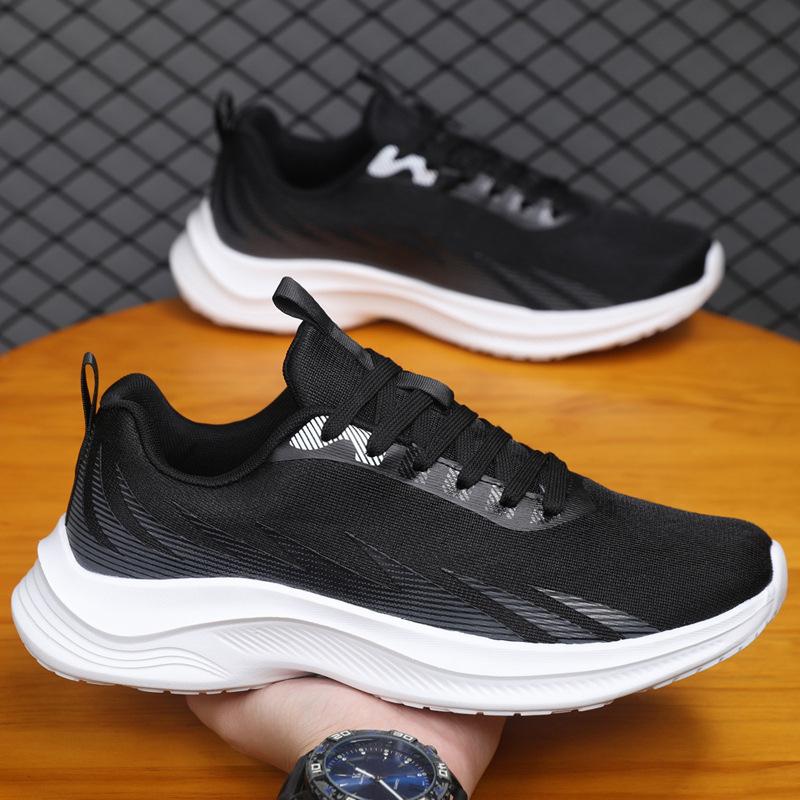 Summer new casual mesh sports running shoes men's and women's same versatile fly-woven shoes soft-soled sports shoes