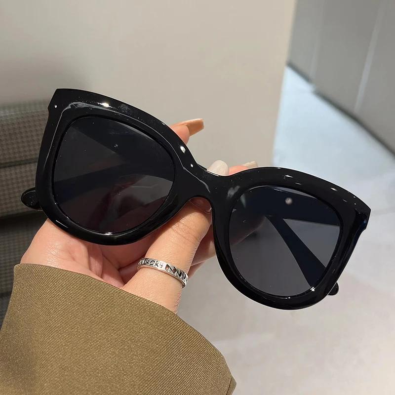Oversized Butterfly Cat Eye Sunglasses New Trendy Fashion Female Lady Shades Colorful Popular Designer Eyewear for Women