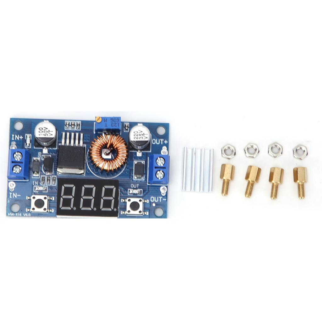 XL4015 Module High Conversion Efficiency Adjustable DCDC Buck with Voltage Meter Display 75W