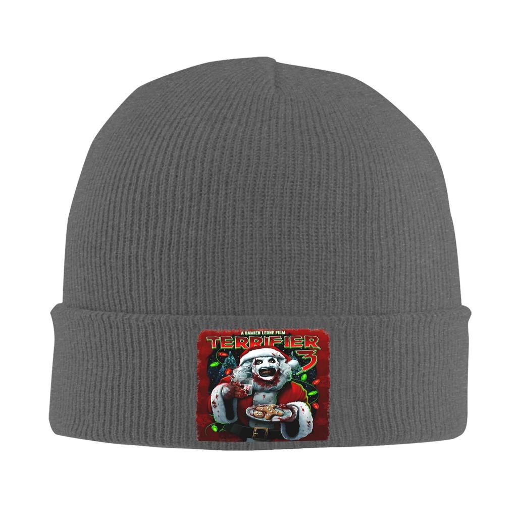 Terrifier 3 Christmas Knit Hat Trendy Caps Unisex Adult Outdoor Sport Beanie Hats Spring Graphic Warm Bonnet Hats