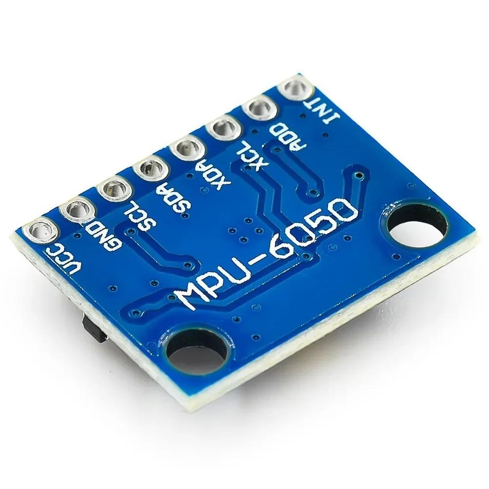 1pcs GY-521 MPU-6050 MPU6050 3 Axis Analog Gyroscope Sensors + Accelerometer Module IIC I2C For Arduino Quadcopter Drone 3-5V