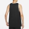 Nike Ärmelloses Rundhals-T-Shirt mit Logo-Prägung Herren Oberteile Schwarz DQ5655-010