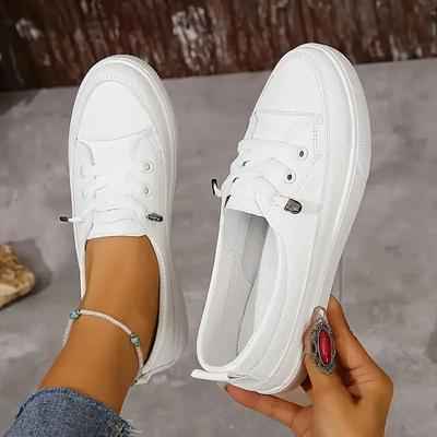Comfortable White Casual Sneakers for Women