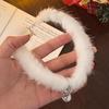 Fluffy Pearl Snowflake Choker - Elegant Winter Christmas Jewelry Accessory
