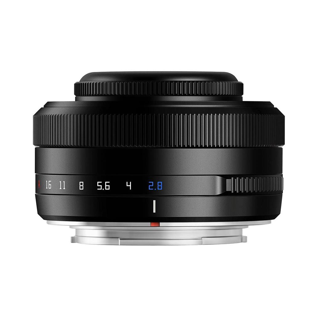 TTArtisan AF 27mm X Mount Fujifilm X Black Lens Master Optics F/2.8