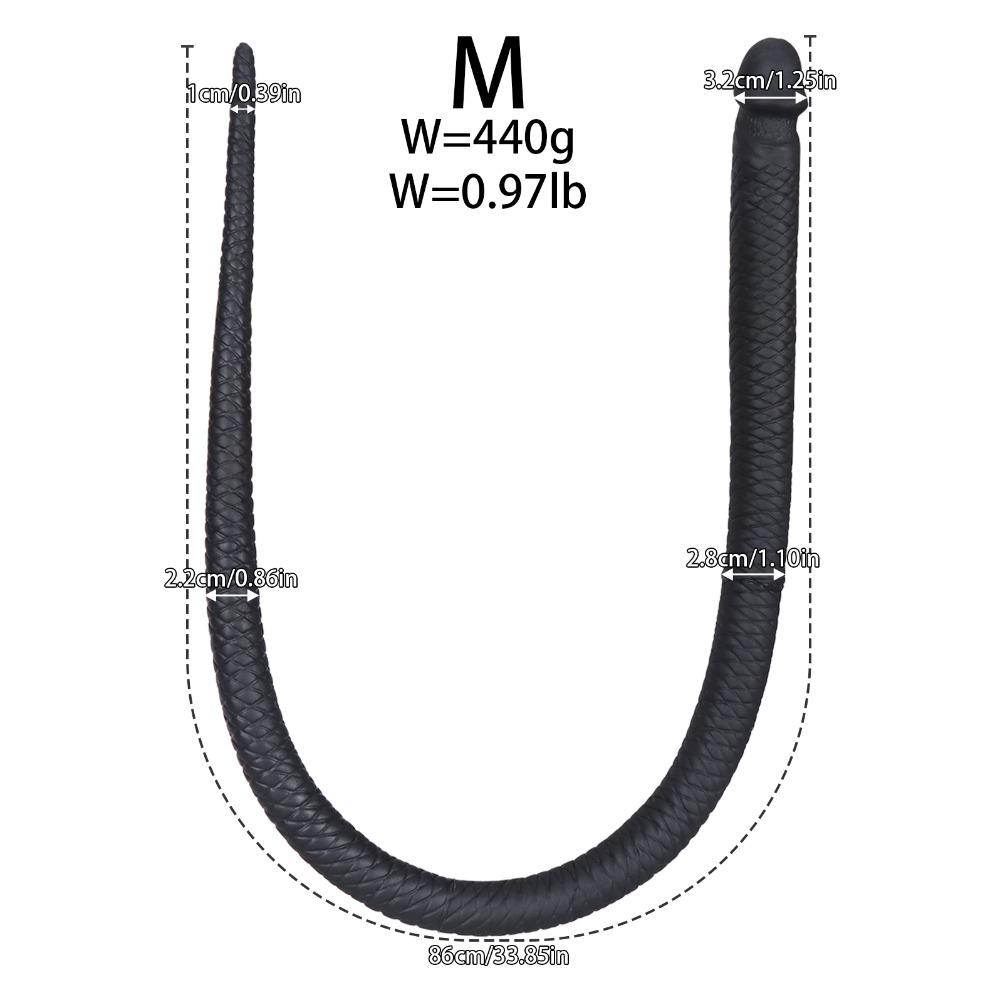 Soft Silicone Long Anal Plug for Men Women, Comfortable Stretching Prostate Massager Adult Sex Toys