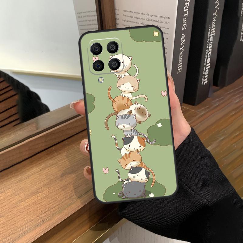 Funny cute cats Case For Samsung Galaxy M35 M15 M55 M56 M36 M16 M06 M31 M13 M33 M53 M12 M32 M52 M14 M34 M54
