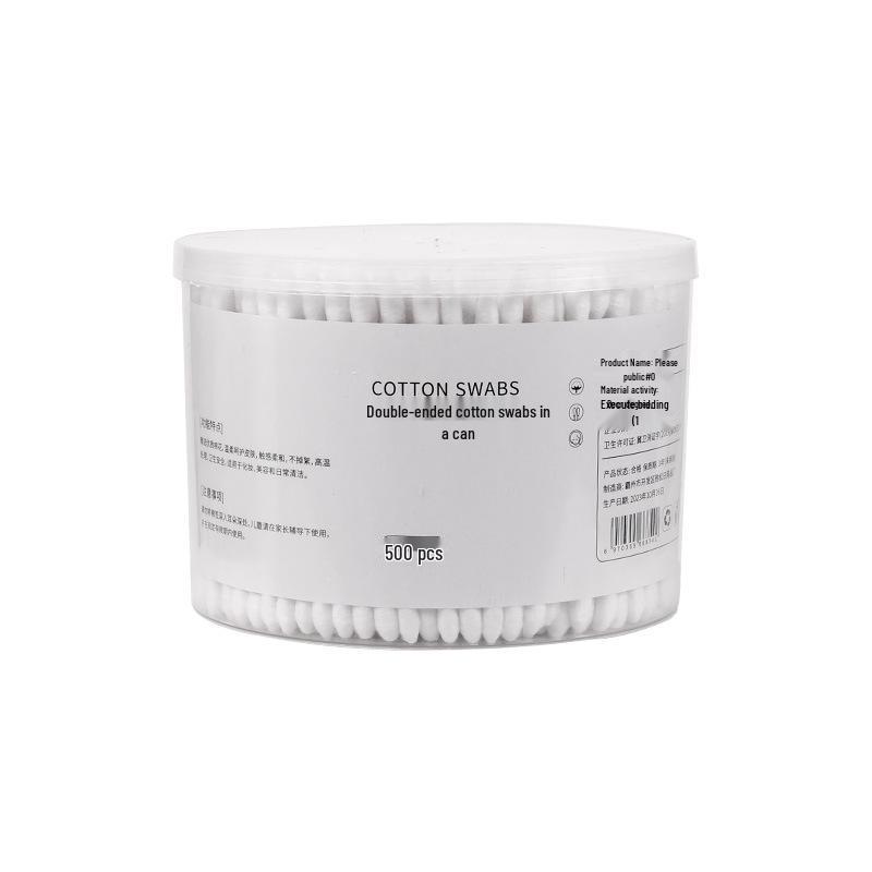 Double-Headed Cotton Swabs: Makeup Remover, Ear Cleaning, Wooden Sticks, Disposable, Hygienic.