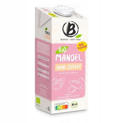 Almond Drink Sugar-Free Gluten-Free Organic 1 L - Berief