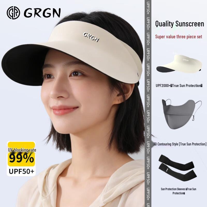 GRGN Women s UV Protection Sun Hat Set