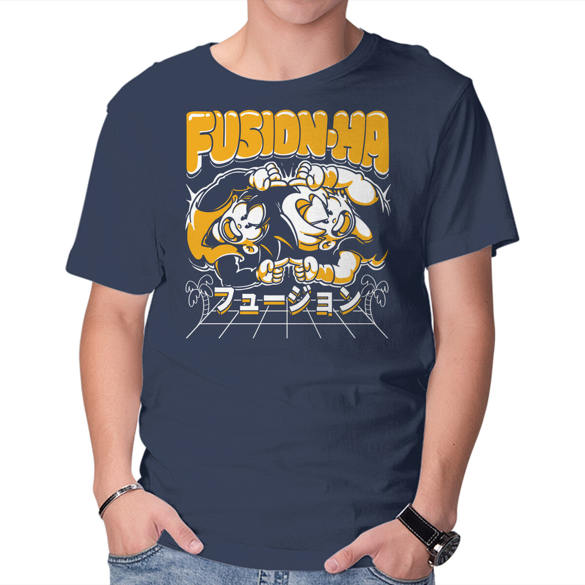 Unisex Crew Neck T-Shirt Fusion Dance Graphic Short Sleeve Casual Tee M