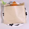 100Pcs Single/Double Opening Grease Resistant Paper Treat Bags Flat Greaseproof Brown For Cookie Snack Sandwich Popcorn