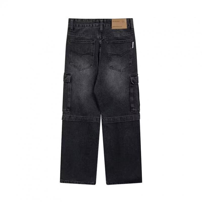 

JYL Men s Flare Jeans Washed Tie-Dye Blue American Vibe Summer Slim Straight Denim Pants XL амарантовий