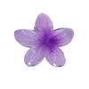 Hawaiian Style Gradient Flower Crab Hair Clips for Women Plumeria Barrettes Beach Vacation Hair Claw for Thin/Thick Hair Accessories