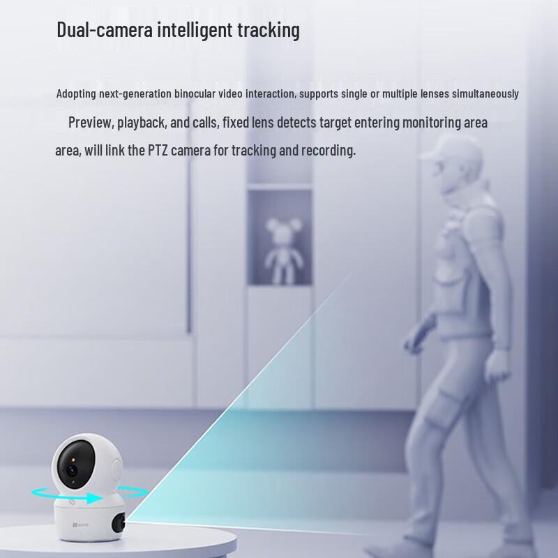 Ezviz H7C 4K Dual-Lens Indoor PTZ Wi-Fi Security Camera (CN version)