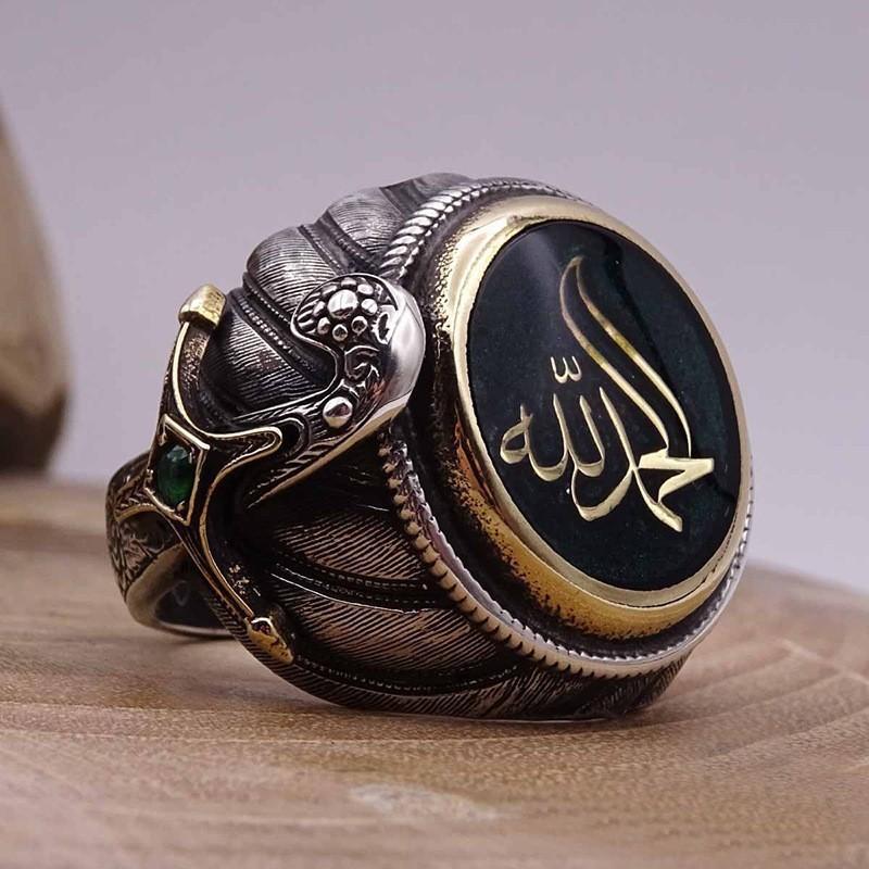 Niche Retro Ring Women's Heavy Industry Ethnic Style Jewelry Popular Bohemian Style Jewelry