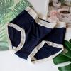 Mid-waist Panties Brushed Comfort Women's Underwear Triangle Soft Breathable Buttocks Bowknot Panty