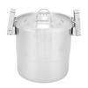 Camping Cooking Pot 304 Stainless Steel Portable Metal Rice Cooker Camping Cookware for Outdoor Hiking