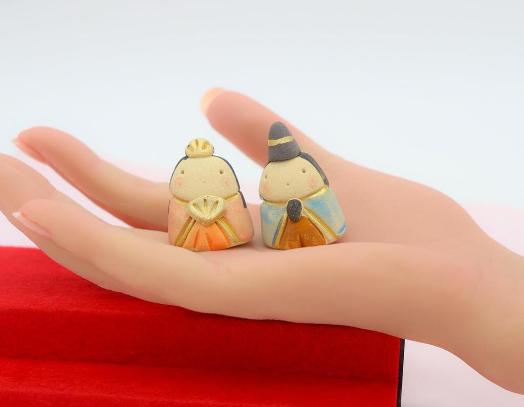 Craftsman House Hina Display for Day Dolls, Bean-Shaped Girls'