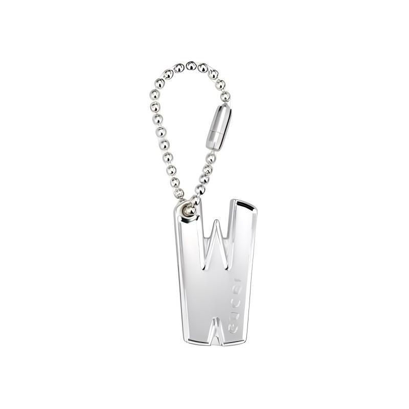 Gucci Letter design 925 silver necklace/pendant, same style for men and women, couple model, silver серебряный