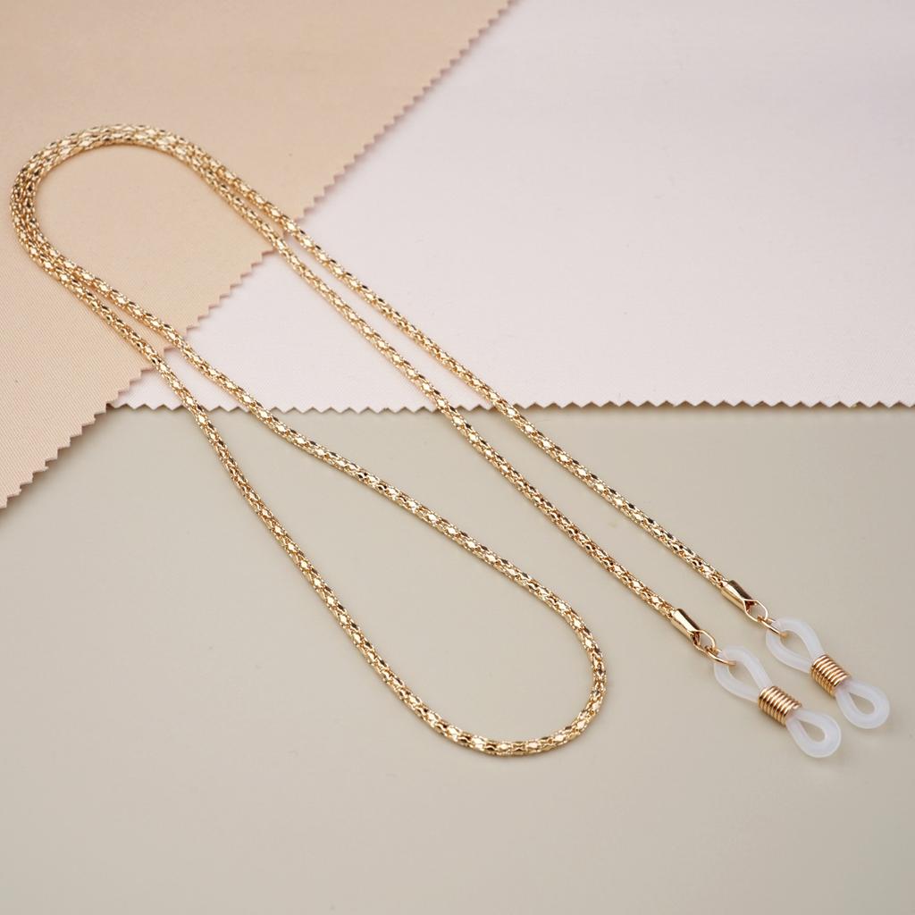 1PC Reading Glasses Strap Anti-slip Glasses Chain Adjustable Metal Multi-purpose Decoration