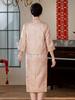 Elegant Retro Qipao Jacket: New Chinese Wedding Mother’s Autumn/Winter 2025 Top (Style 60671)