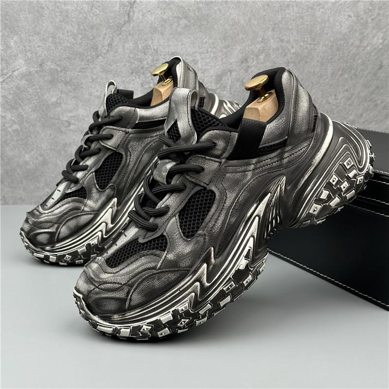 Mode Herr Sneakers Mesh Grå Fritidsskor Snörning Herr Lätta Vulkaniserade Skor Promenadsneaker Zapatillas Hombre Herrskor