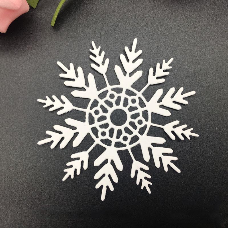 3pcs/set Snowflake Cutting Dies Christmas Metal Cutting Dies Stencils Die Cut for DIY Scrapbooking Album Paper Card Embossing