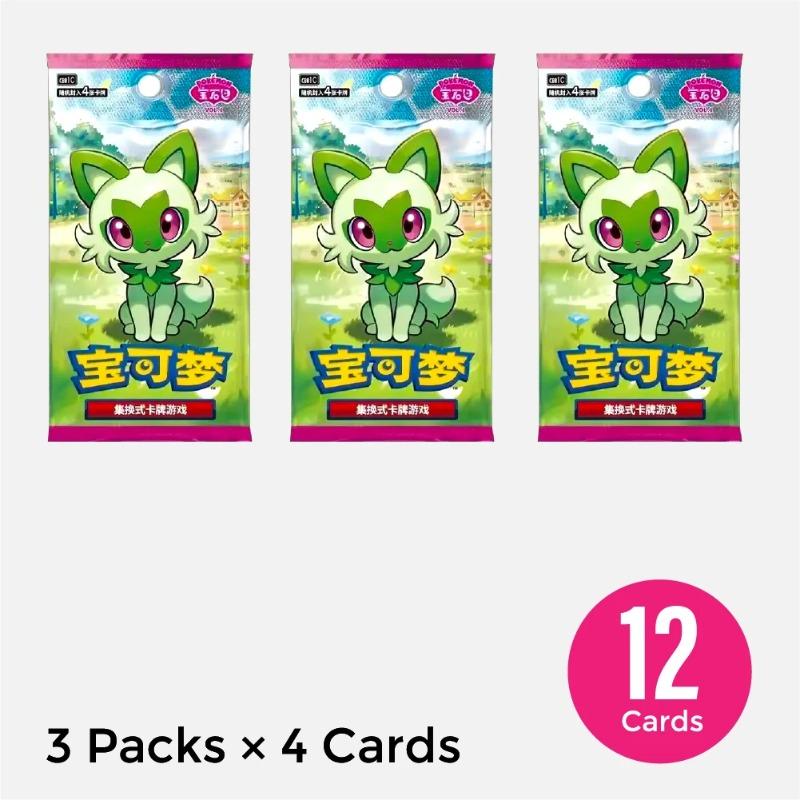 Оригинальные Подлинные Карты Pokemon PTCG Набор Драгоценных Камней Vol.1 Серия Scarlet Violet PTCG Коллекция Торговых Карточек Драгоценных Камней Подарки на День Рождения
