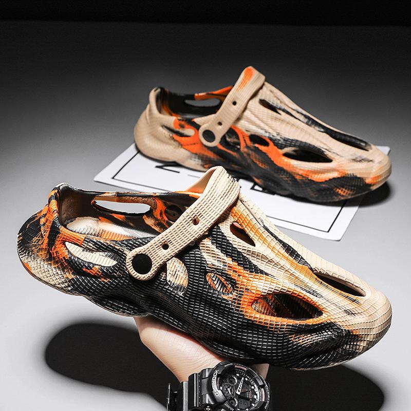 Summer Men Women Slippers Camouflage Platform Outdoor Clogs Shoe Beach Sandals Male Soft EVA Indoor Home Slides Lover Flip Flops