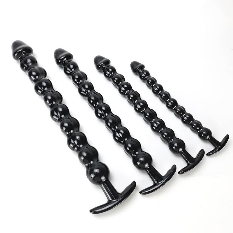 40cm Glass Dildo Artificial Penis Dick Crystal Anal Bead Butt Plug Prostate Massage Masturbate Sex Toy For Adult Women